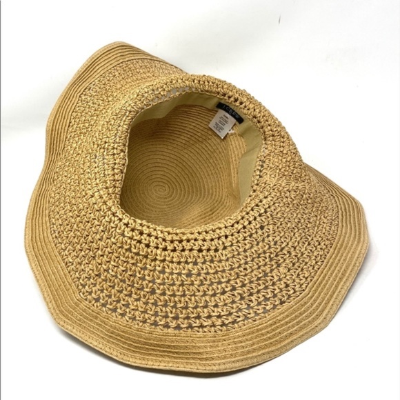 💖MEGA SALE💖J. Crew& August HC 2 beach hats SET Tan Green ALSU00514 - Picture 4 of 9
